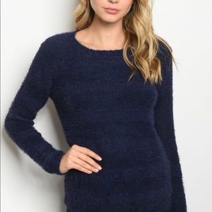 Sale! Navy Blue stripped sweater